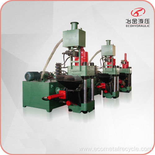 Vertical Metal Scrap Chips Briquette Press Making Machine